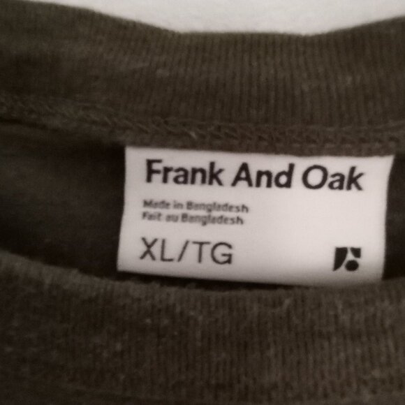 FRANK + OAK hemp and organic cotton khaki tshirt - Picture 3 of 8